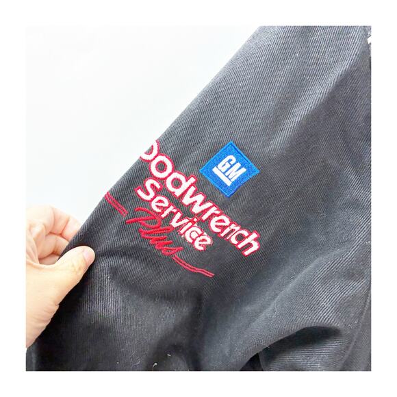 Vintage Dale Earnhardt Goodwrench Service Plus Black NASCAR Jacket Men’s Large - Picture 4 of 13